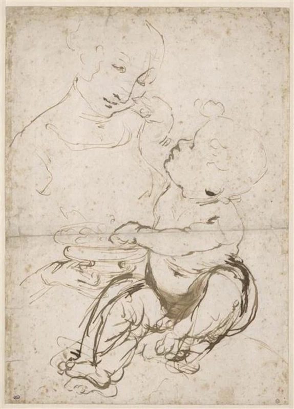 250-Vergine col Bambino, detta 'Vergine con Frutta' - Museo del Louvre, Parigi